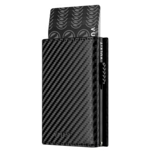 VC302- Side Slider Mechanism, with/without Back Zipper Pocket, Magnetic Strip Closure Tri-fold Wallet - Emporium Shop