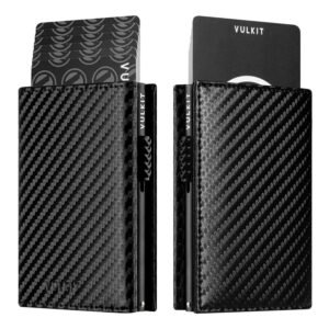 VC302- Side Slider Mechanism, with/without Back Zipper Pocket, Magnetic Strip Closure Tri-fold Wallet - Emporium Shop