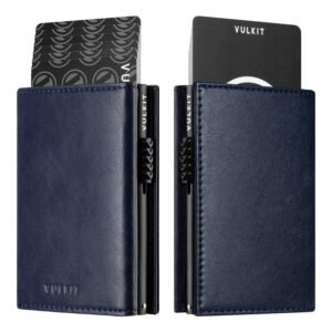 VC302- Side Slider Mechanism, with/without Back Zipper Pocket, Magnetic Strip Closure Tri-fold Wallet - Emporium Shop